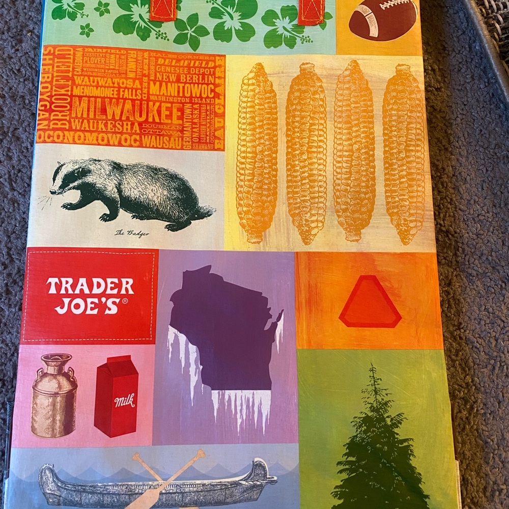 Trader Joe's Milwaukee Themed Tote Bag